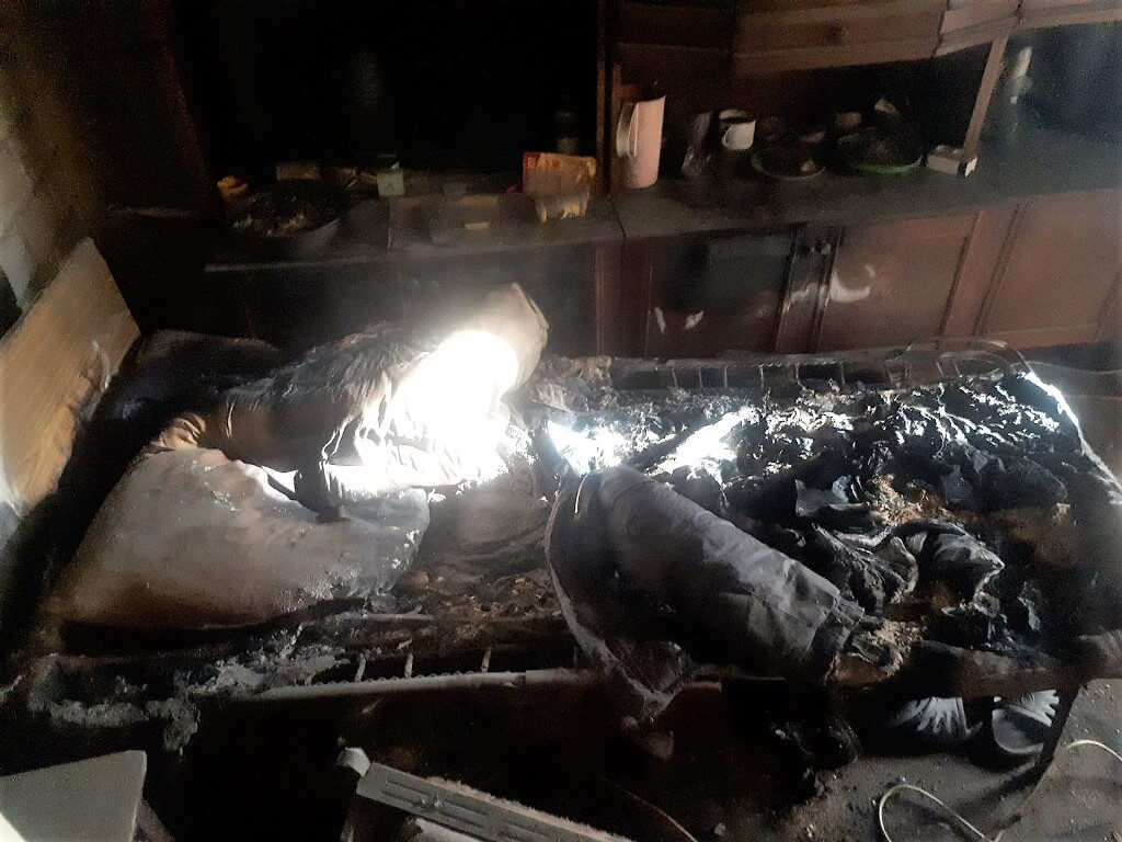 Пожар гибель д. Озерец Барановичский район
